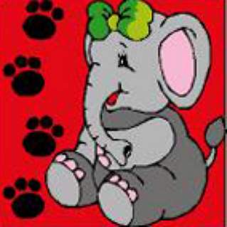 Kit canevas enfant Elephant