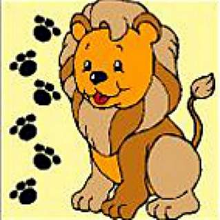 Kit canevas enfant Lion