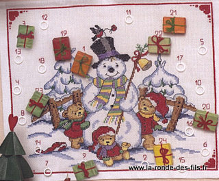 Snowman and Bears calender
